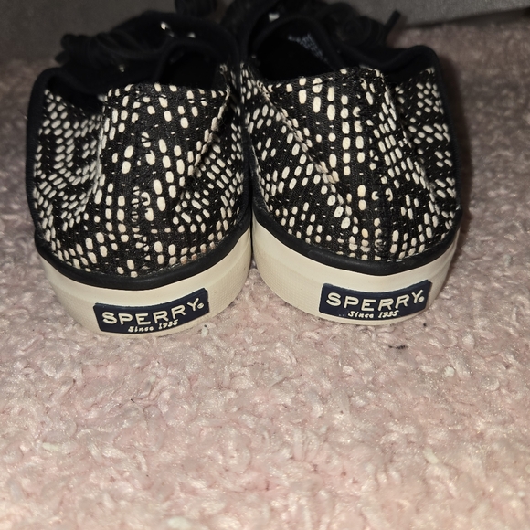 Womans Sperry black sneakers size 10 - Picture 4 of 7